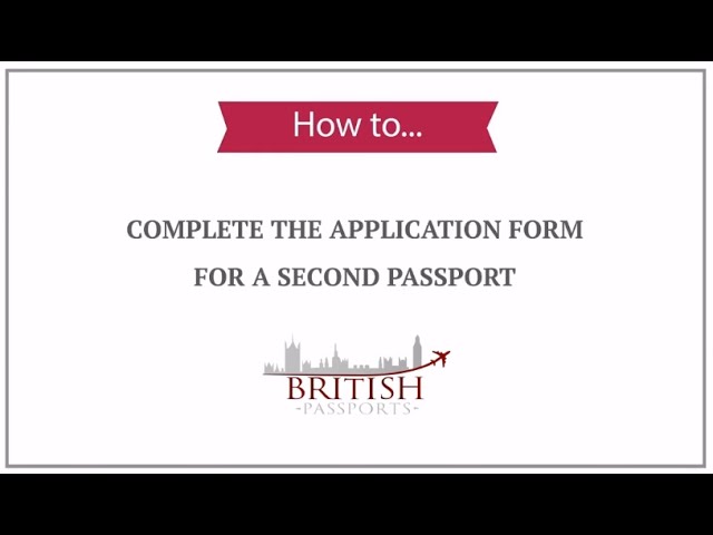 form for renewing passport uk