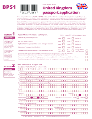 form for renewing passport uk