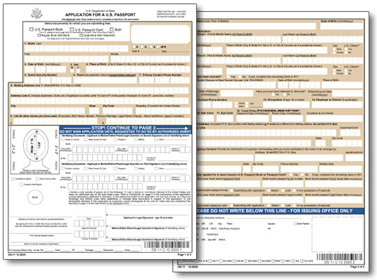 form for us passport renewal