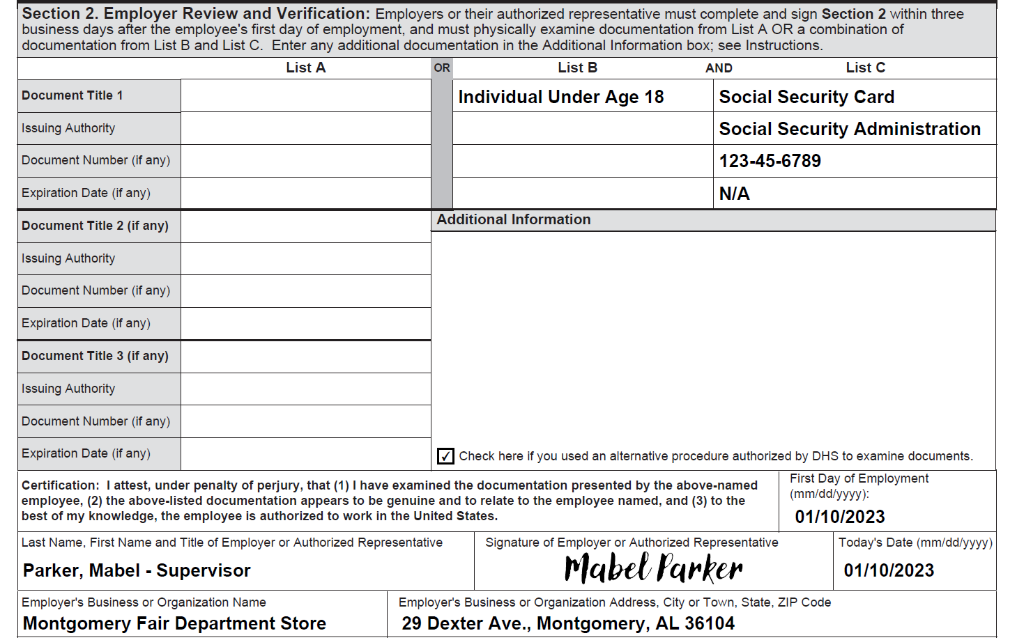 form i-9 expired passport