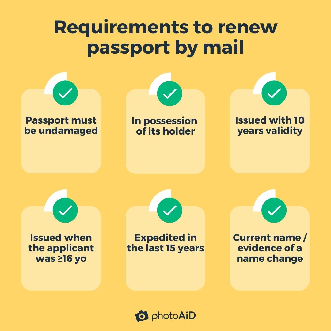 form to renew passport by mail