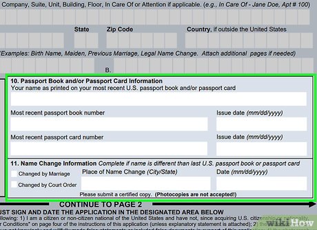 form to renew passport