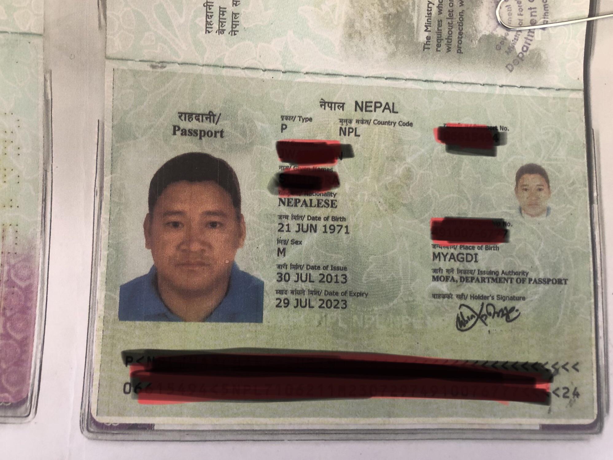 found lost passport