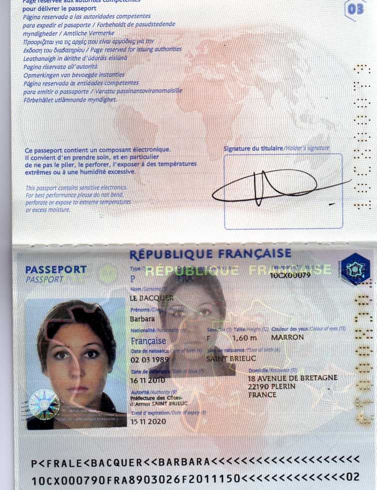 francaise passport