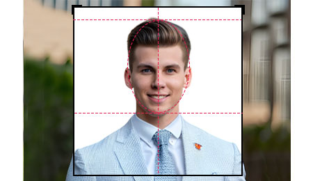 free online passport size photo maker