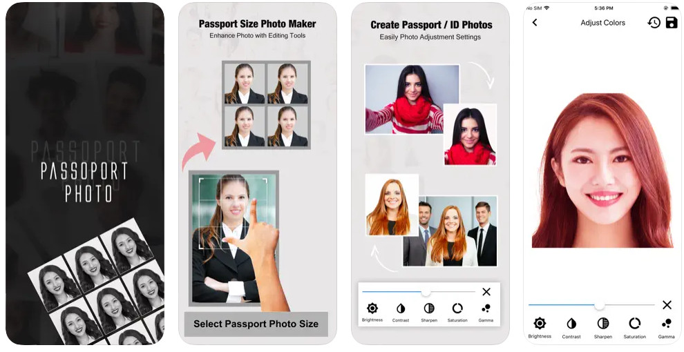 free passport photo editor online