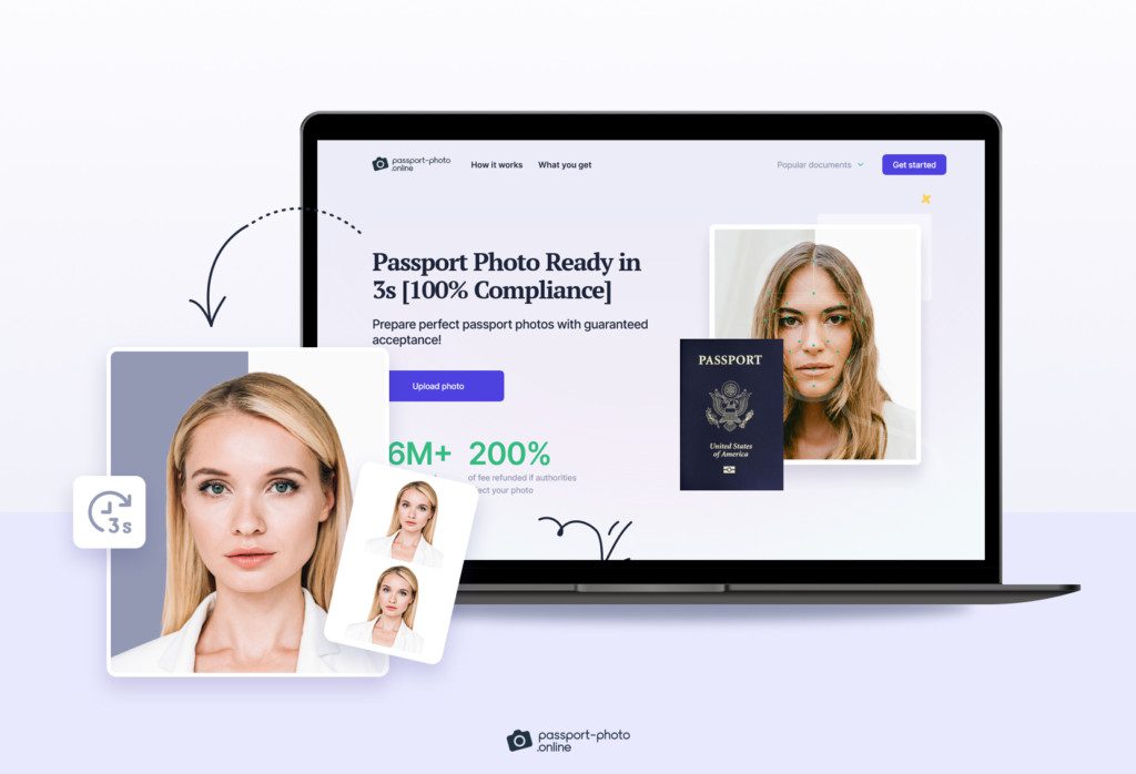 free passport photo editor online