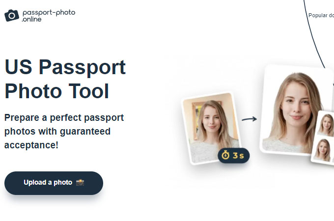 free passport photo tool