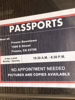 fresno post office passport