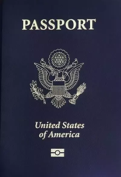 front of passport