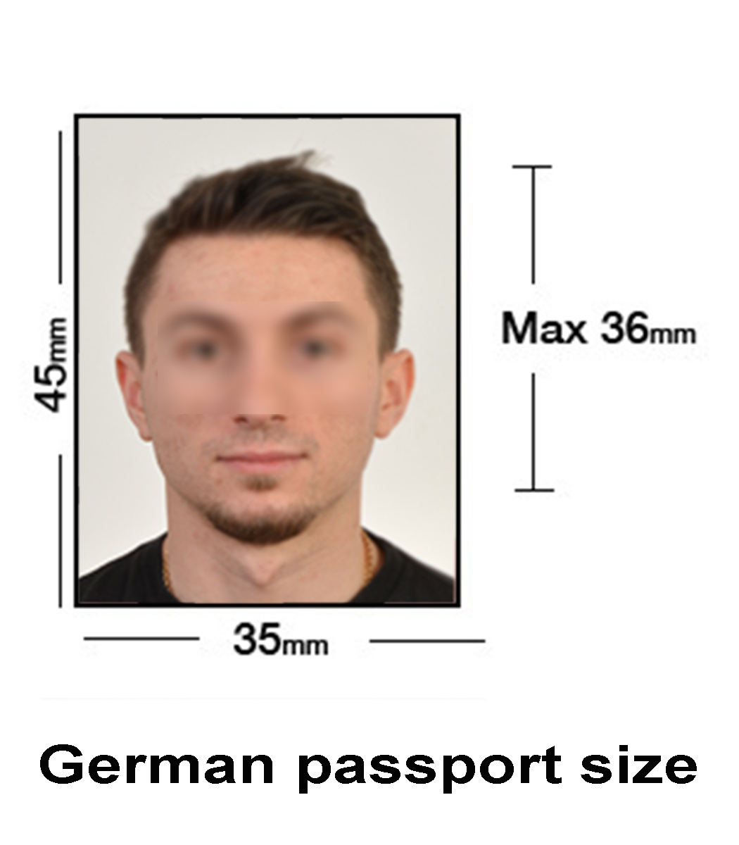 german passport photo specifications