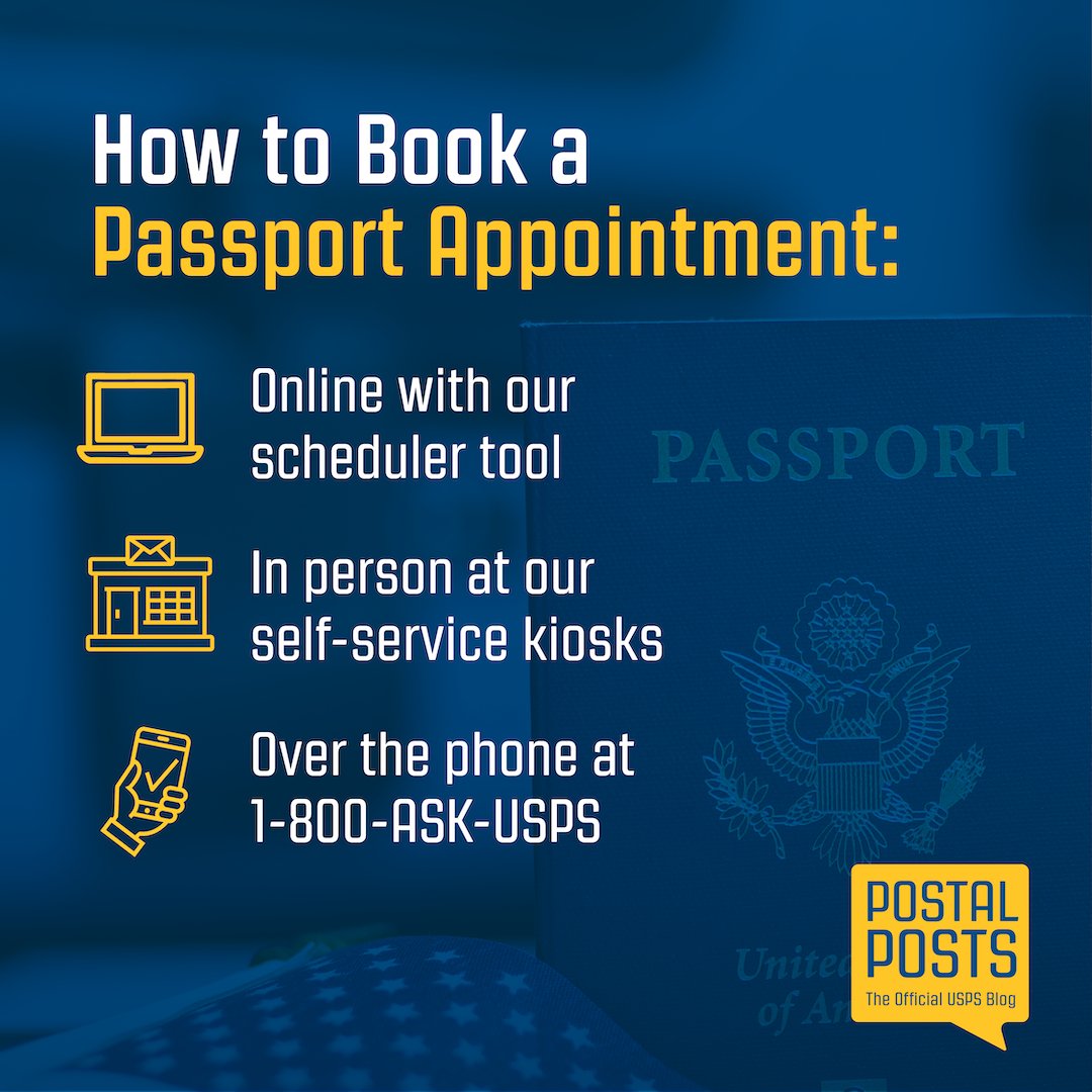 get a passport appointment