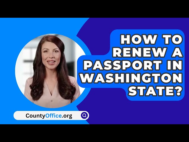 getting a passport in wa