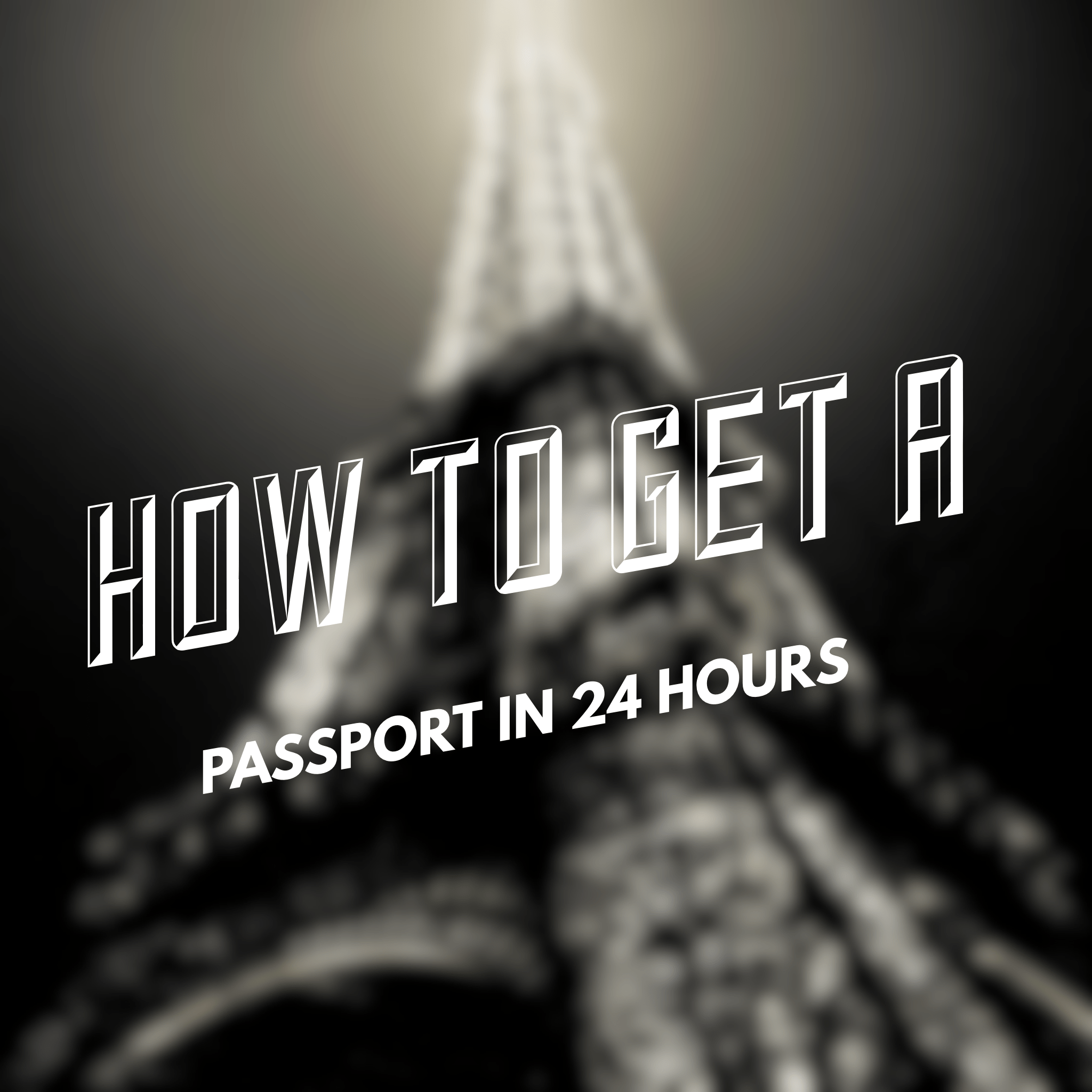 getting passport same day