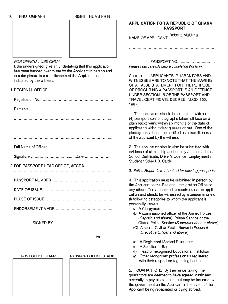 ghana embassy passport renewal