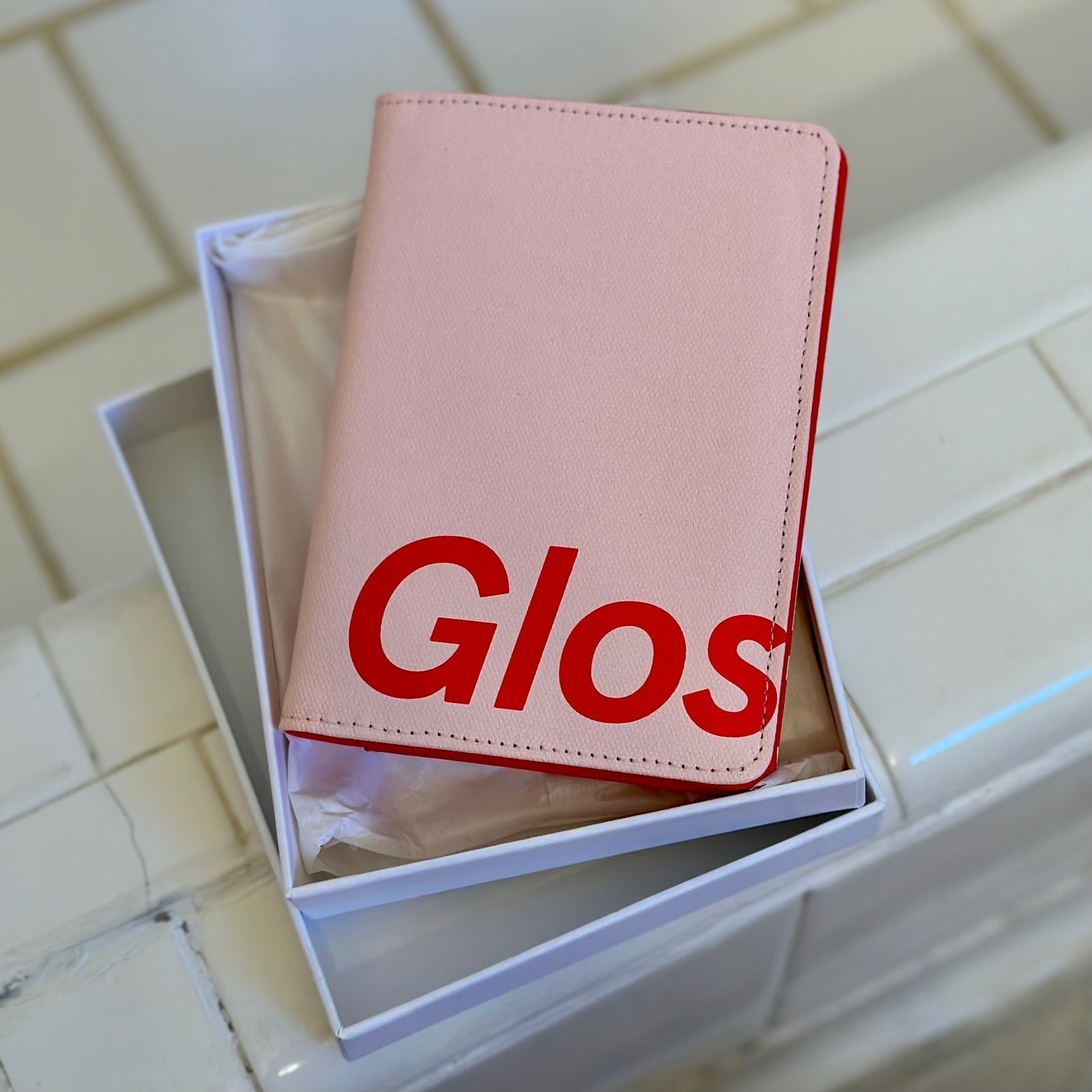 glossier passport holder