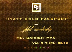 gold passport hyatt login