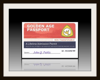 golden age passport lifetime admission permit