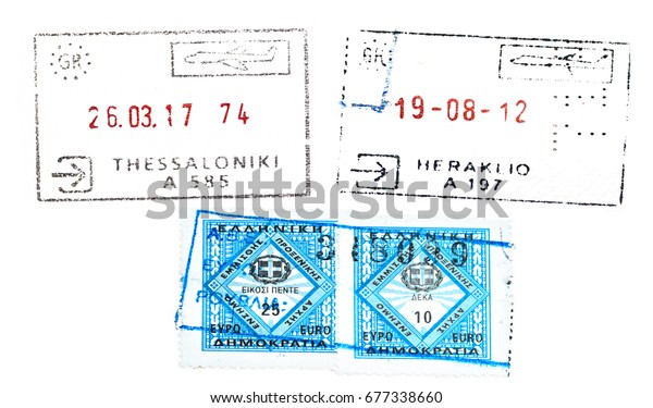 greece passport stamp