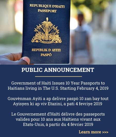 haitian passport in washington dc