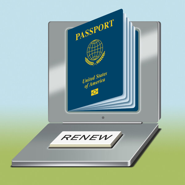 hiw to renew passport