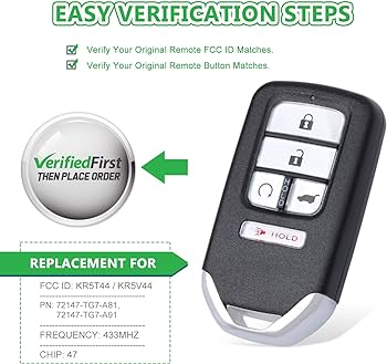 honda passport key fob battery