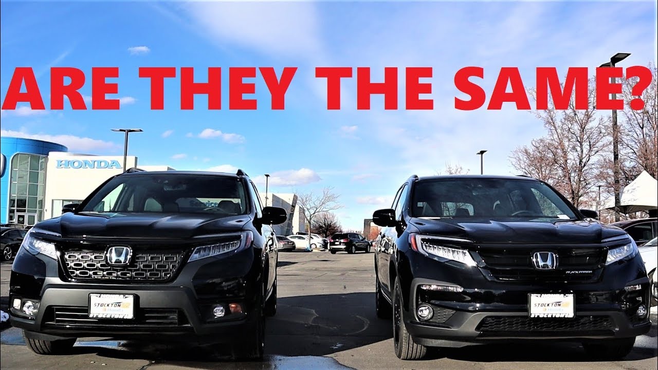 honda passport vs pilot ride quality