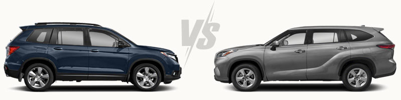 honda passport vs toyota highlander