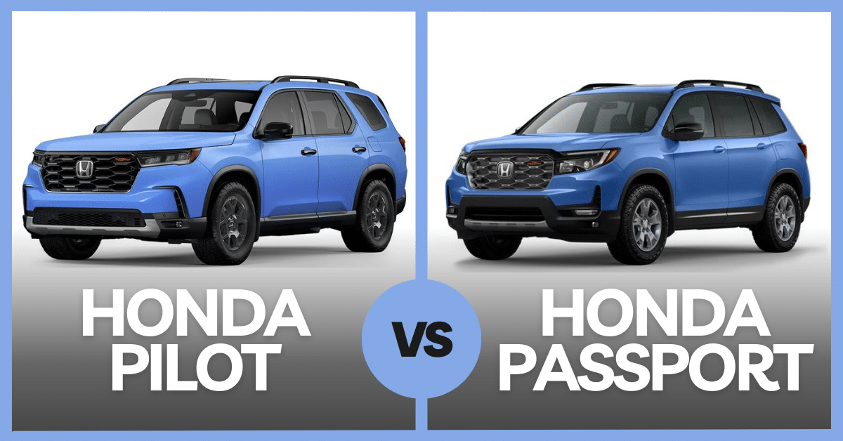 honda pilot vs honda passport specs