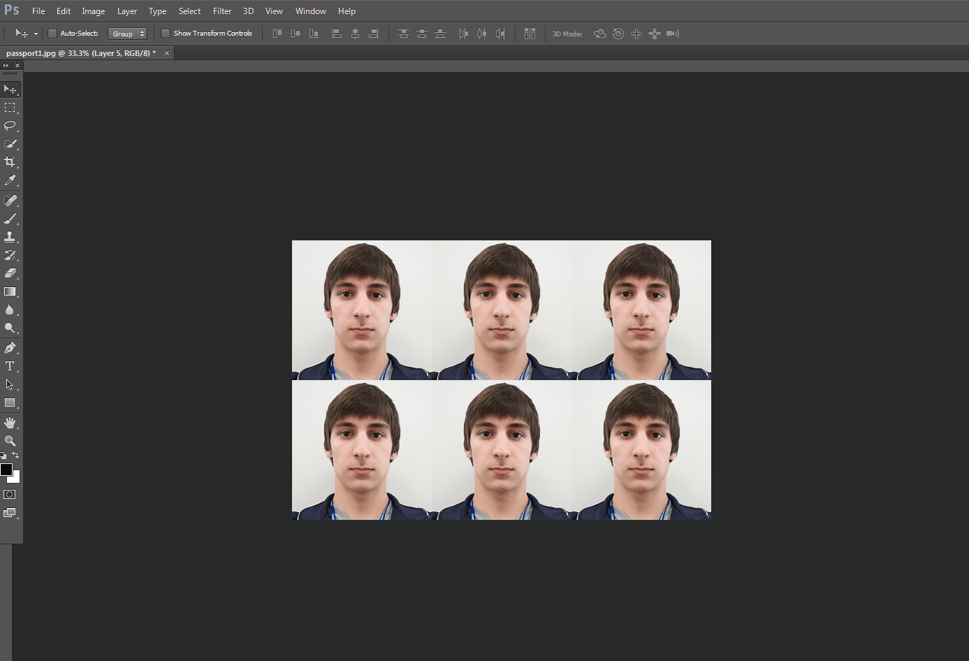 how do i make a passport size photo