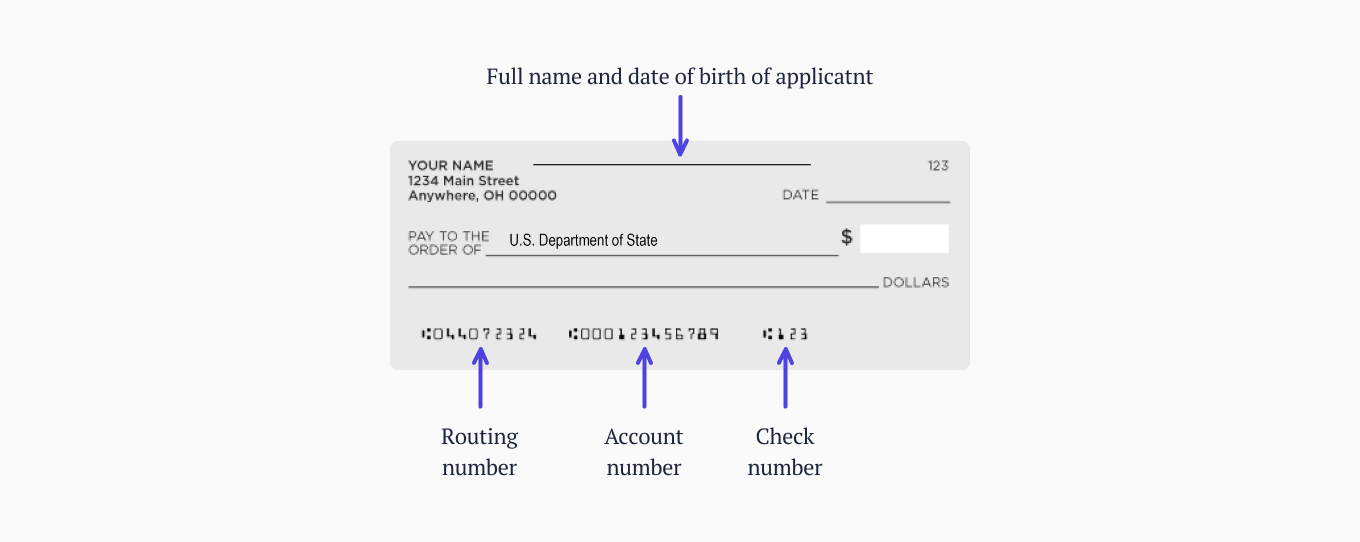 how do i pay for a passport