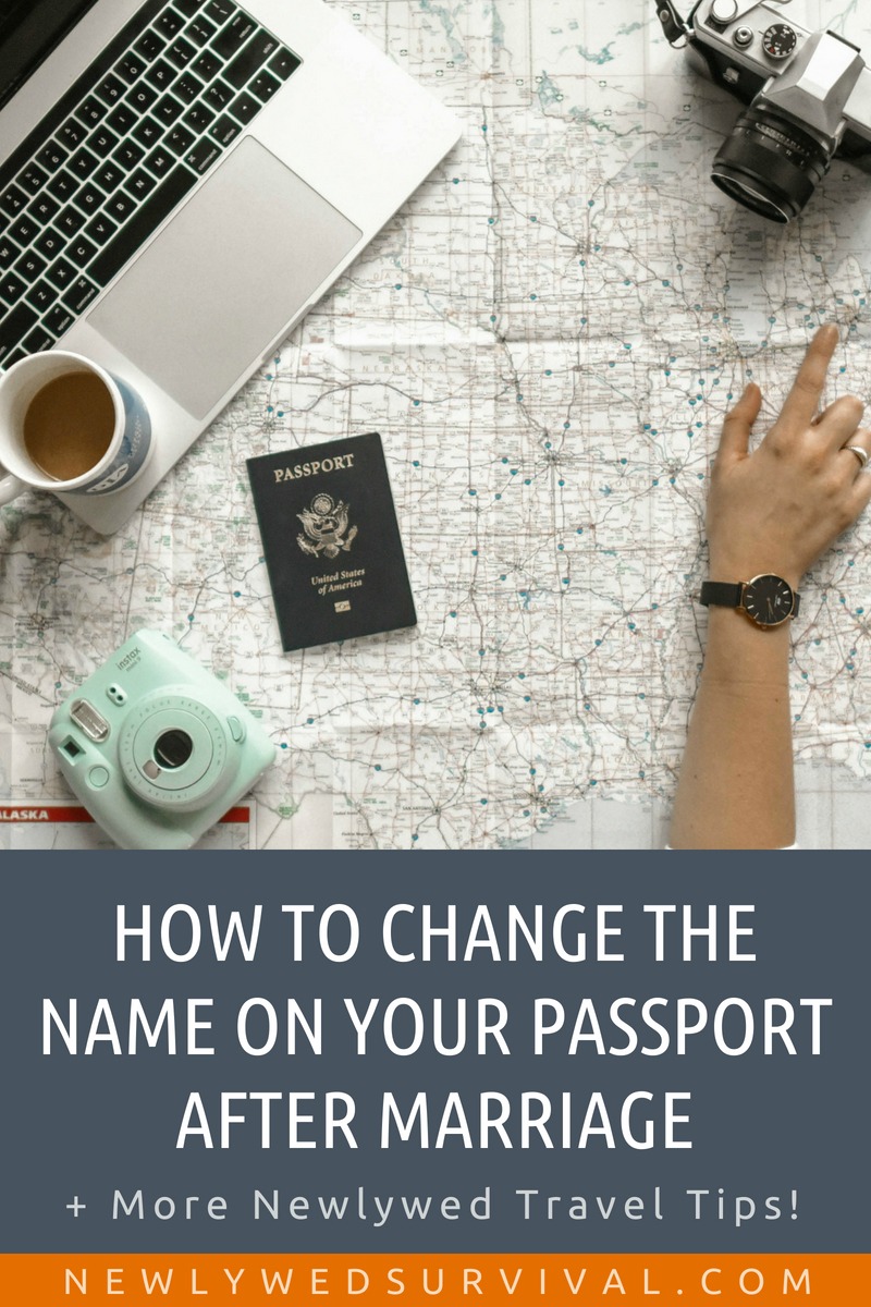 how do you change name on passport after marriage