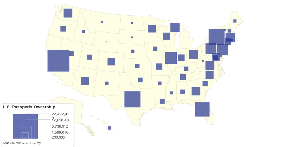 how many americans have passports