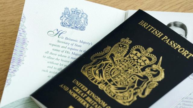 how much for passport uk