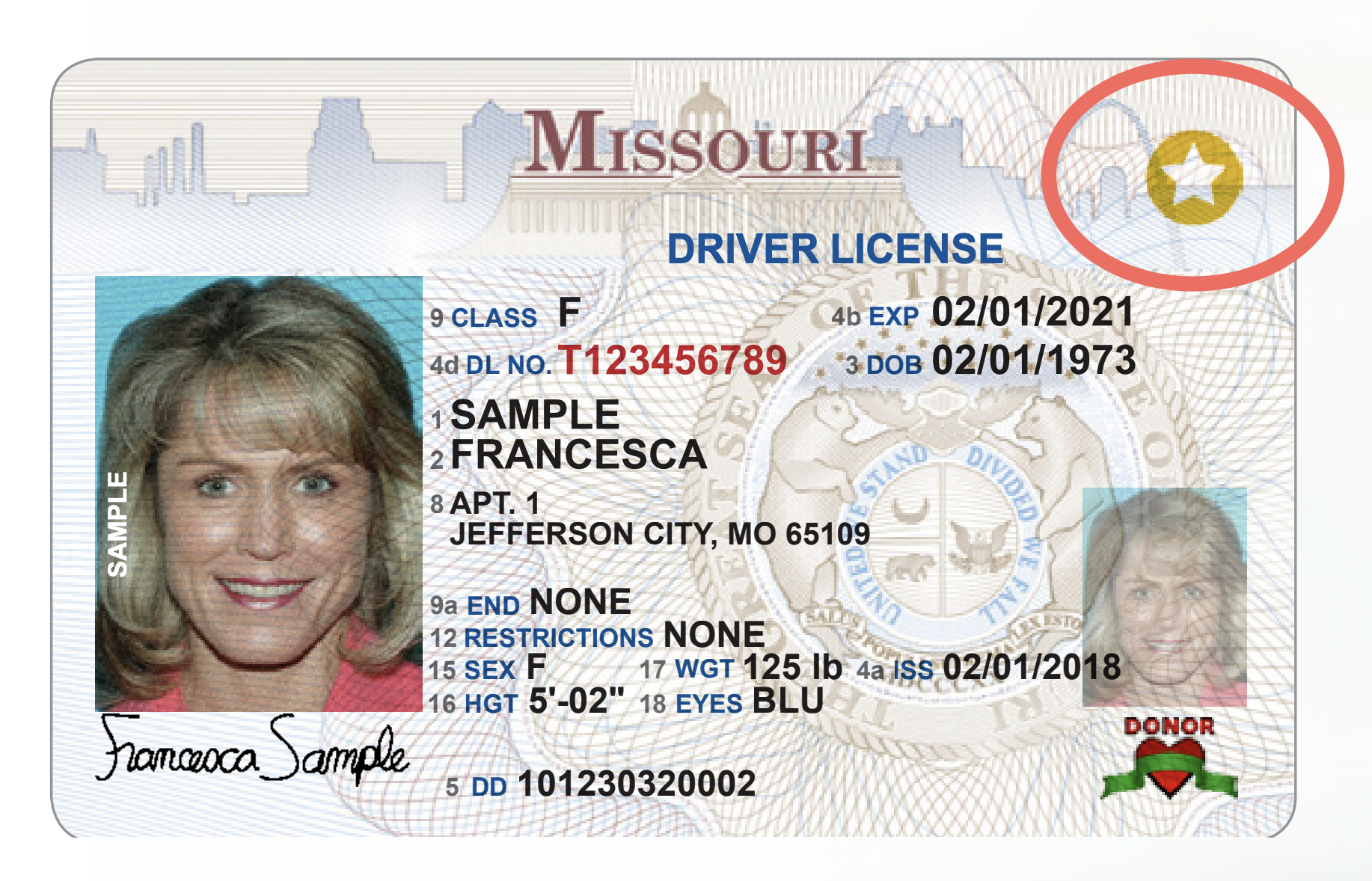 how much is a passport in missouri