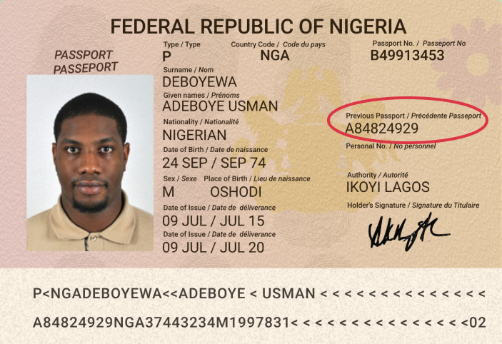 how much is nigerian passport