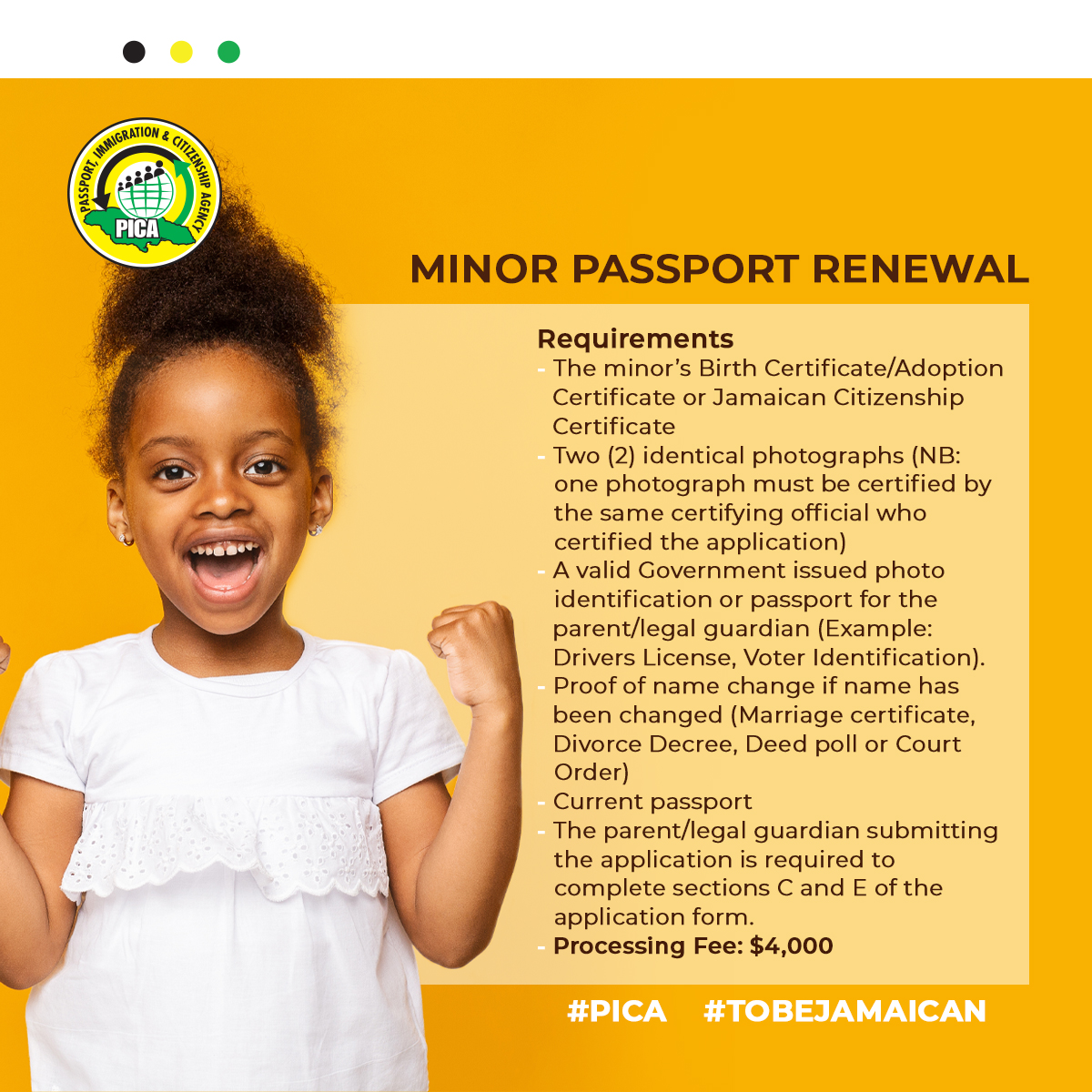 how much is to renew a child's passport