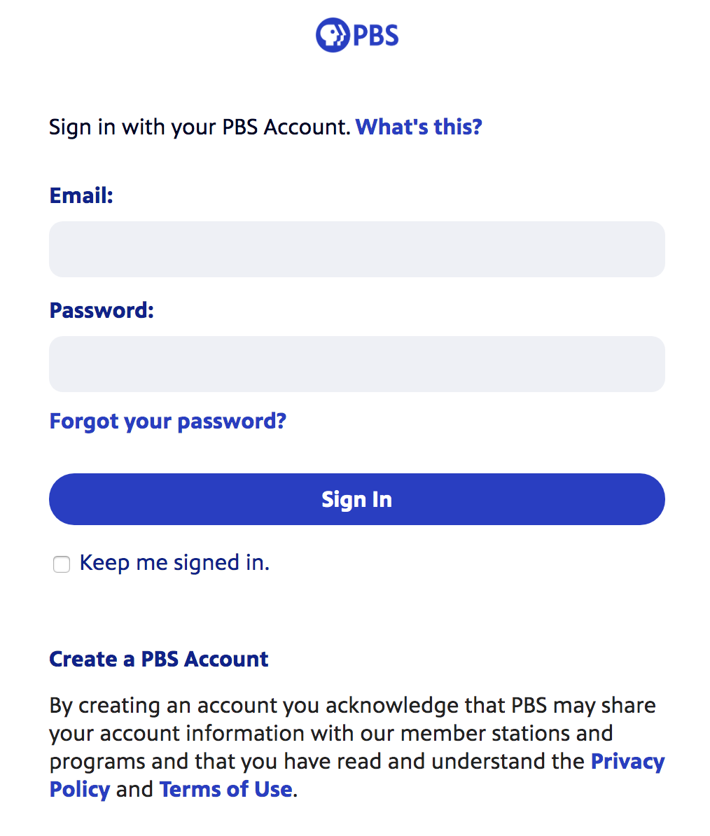 how to access pbs passport