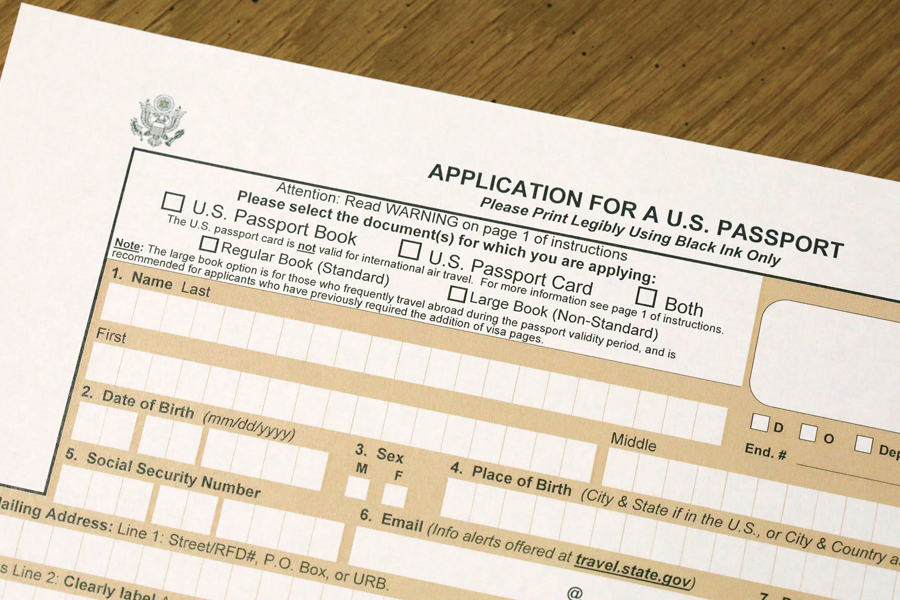 how to apply for a passport in louisiana