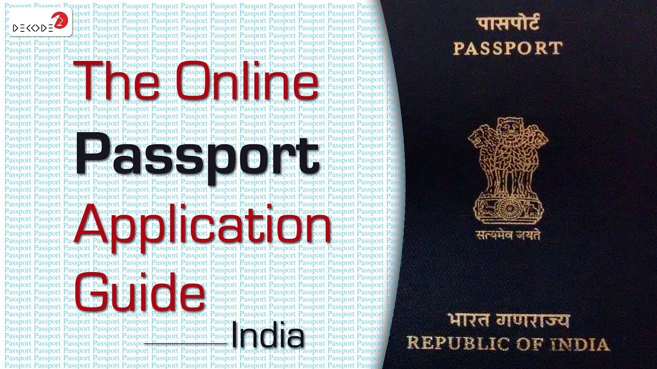 how to apply for a passport online in india