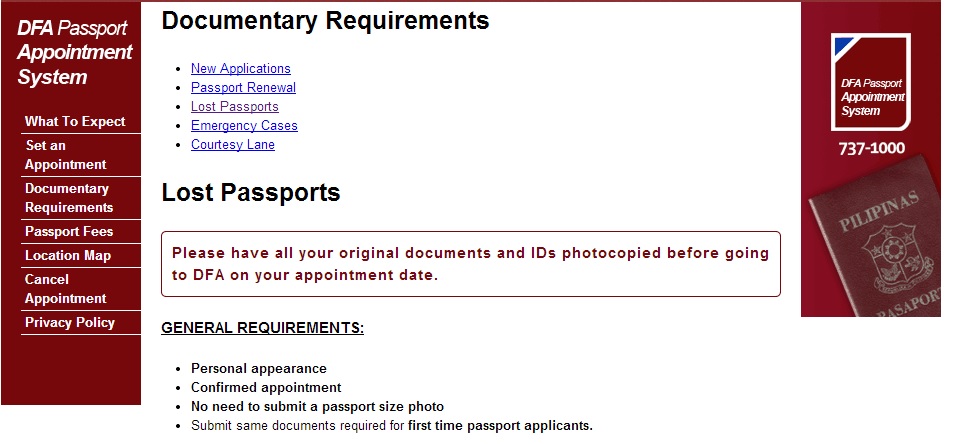 how to apply for lost passport