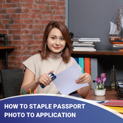 how to attach a passport photo to application