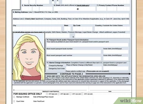 how to attach photo to passport application