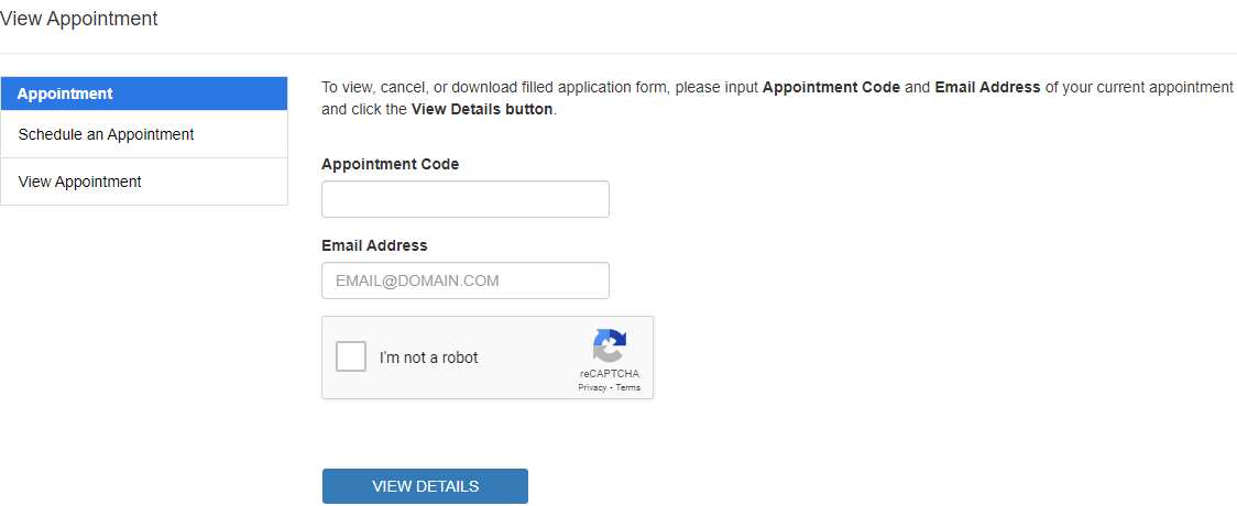 how to cancel appointment in passport