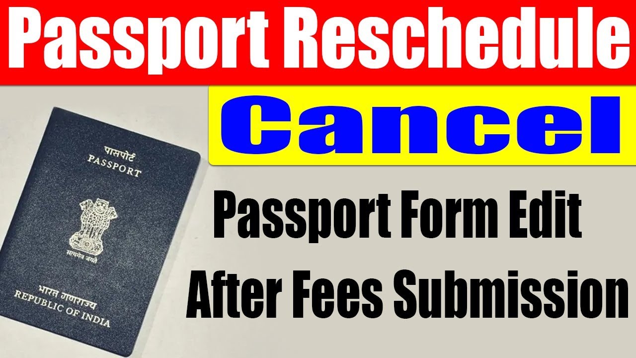 how to cancel passport application