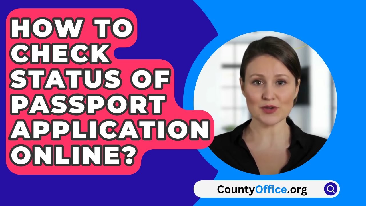 how to check passport application