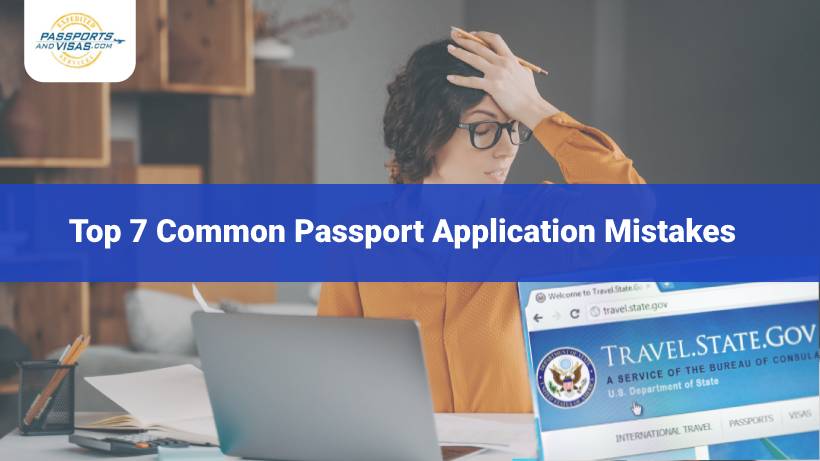 how to correct a mistake on passport application form