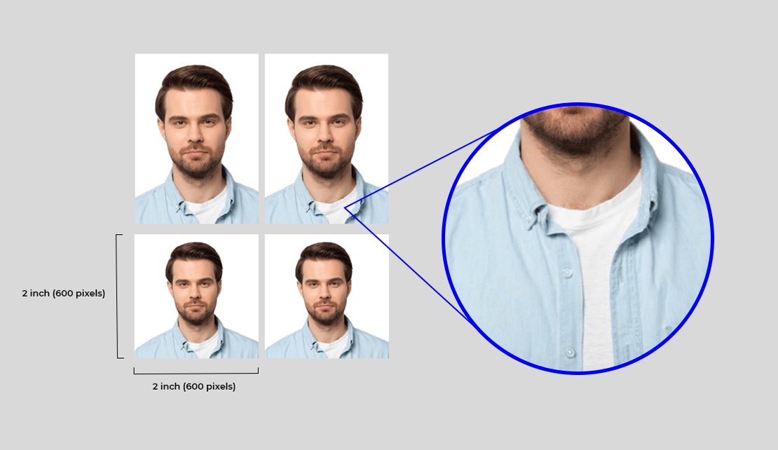 how to dress for a passport photo