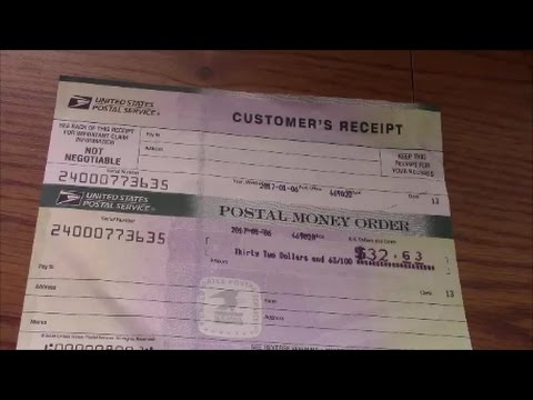 how to fill money order for passport