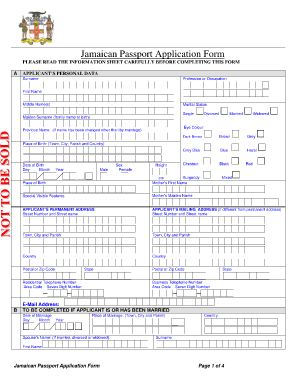 how to fill out a passport form